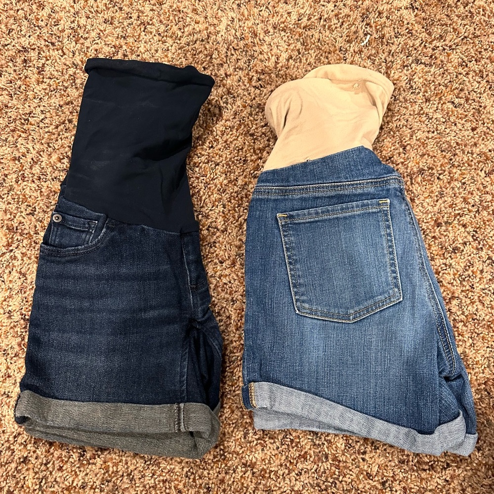 Pea in the pod maternity shorts and jeans